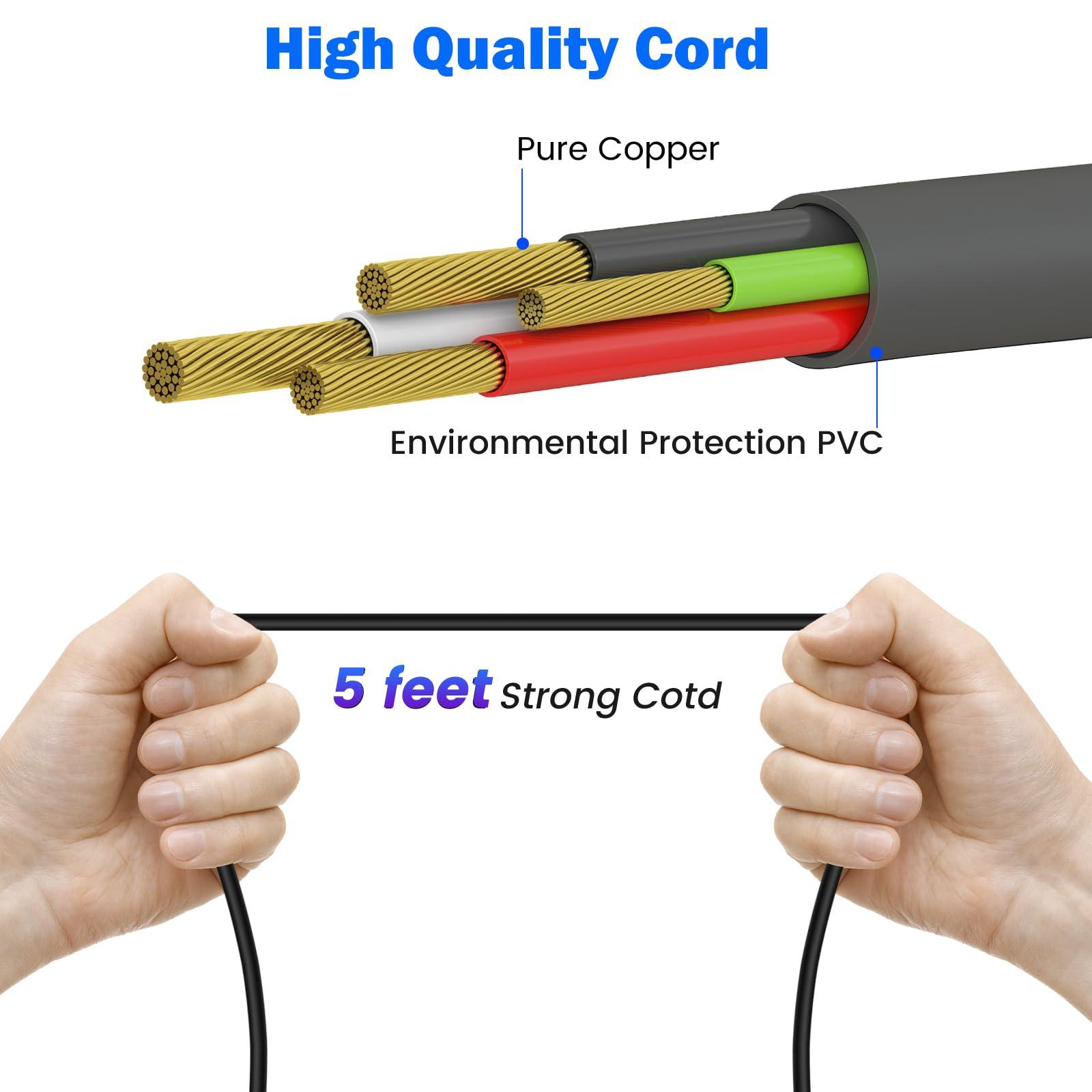 IOKOFJOA 2.3V Charger for Braun BT3000 BT3020 BT3021 BT3022 BT3221 BT3222 BT3240 MG3010 MGK3020 MGK3021 MGK3025 MGK3210 MGK3220 MGK 3221 MGK 3225 Beard Trimmer/Hair Clipper