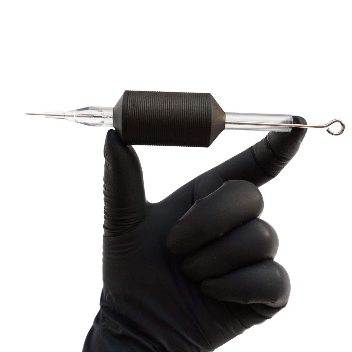 Needlehouse Needlehouse 1inch (25mm) tattoo needles tube combo 20pcs 1209RL disposable tattoo needles tube grips round liner (1209RL)