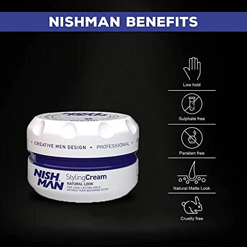 nishman nishman Hair Styling Series (N.6 Cream Wax, 150ml)