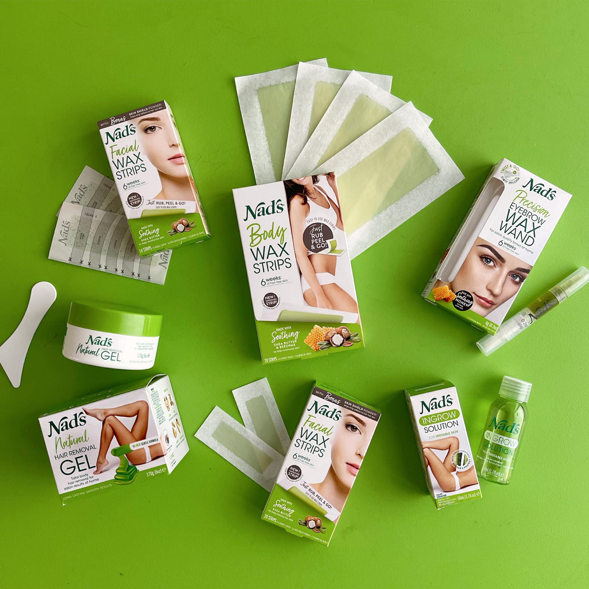 Clandestine Project Nad's Natural Hair Removal Gel Refill for Kit No Heating Waxing