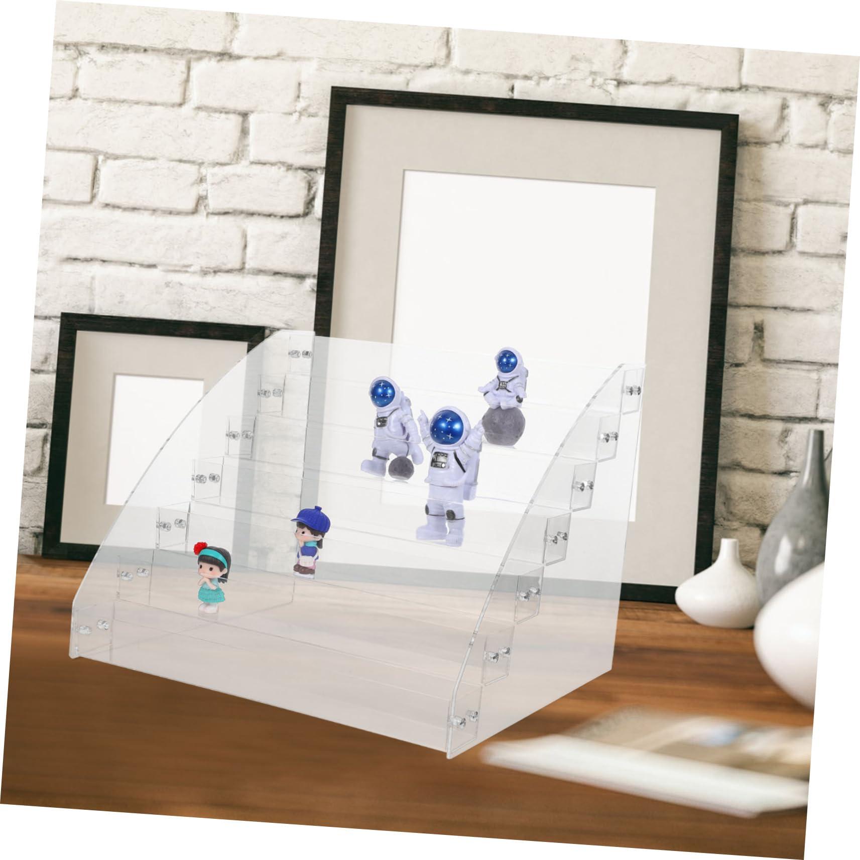 OHPHCALL OHPHCALL Lipstick Nail Polish Display Rack Acrylic 7-Layer Storage Modern Makeup Organizer