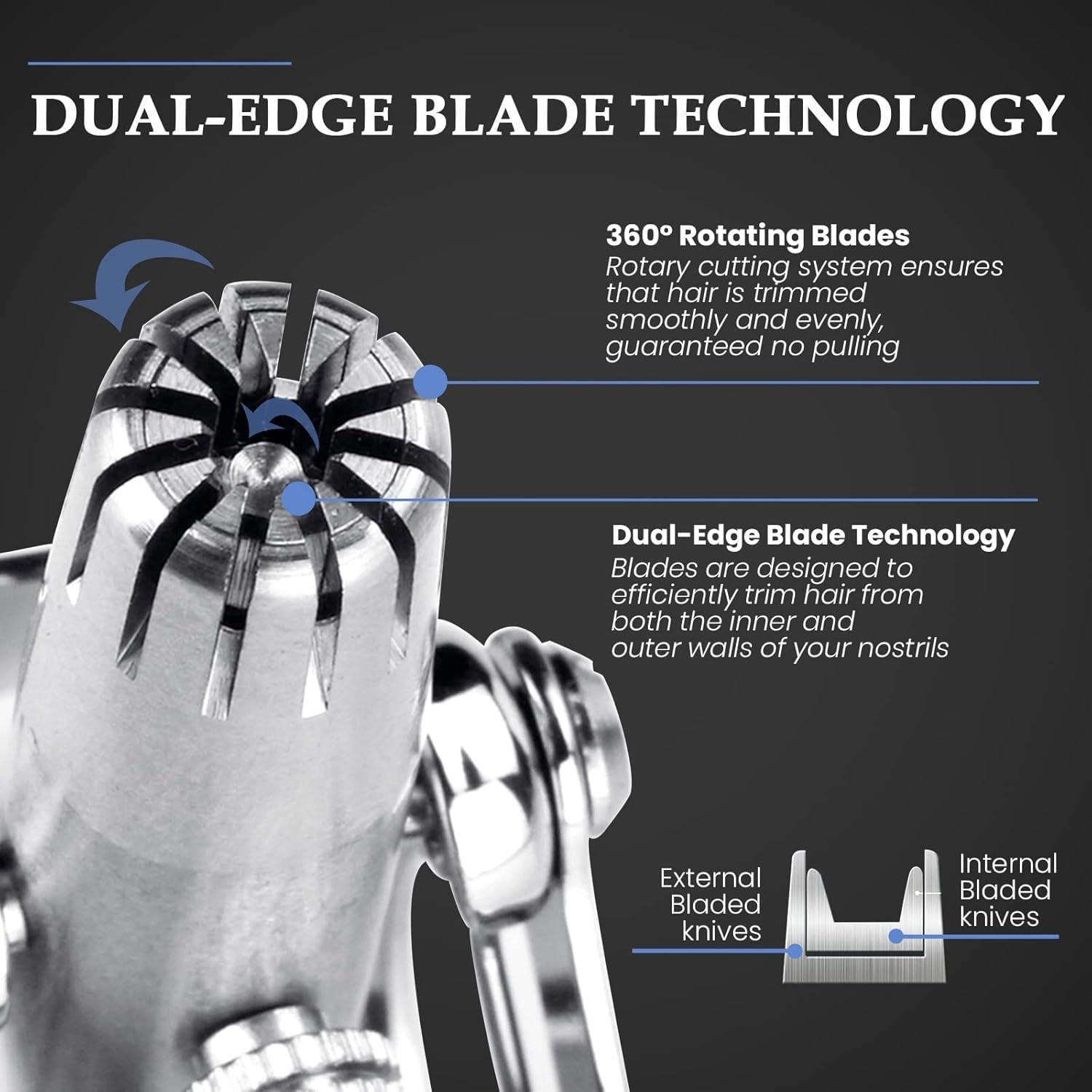 Swissklip Swissklip Heavy Duty Toenail Clippers for Seniors Thick Toenails I Manual Nose Hair Trimmer for Women I Stainless Steel Nose Hair Remover for Men & Women I Keep Your Nose Neat and Clean!