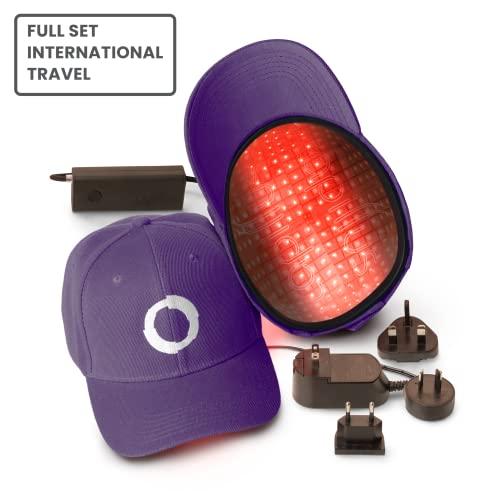 Capillus Capillus FOCAL MEDIAL Hair Laser Growth Cap, Designed for Women (purple hat), FDA Cleared Laser Hair Growth Hat for localized treatment of hair loss in the center of your head.