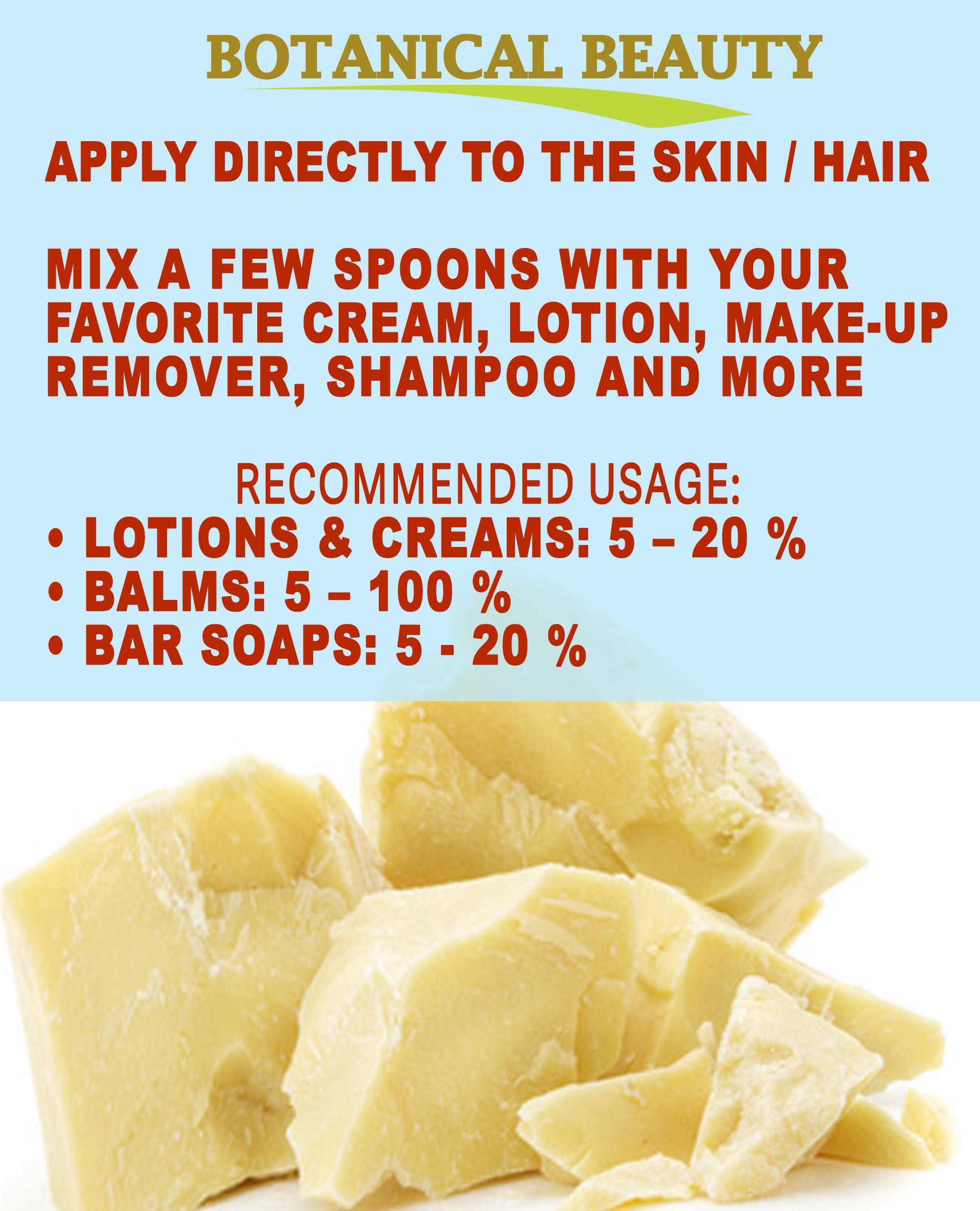 Botanical Beauty Botanical Beauty Brazilian TUCUMA BUTTER 100% Pure Natural VIRGIN UNREFINED Cold-Pressed 4.23 oz 120 gram for Face, Skin, Body, Hair, Lip, Nails. Rich in Vitamin E. Beauty Moisturizing Nourishing