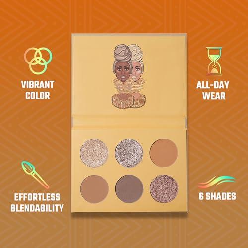 Juvia's Place Juvia\'s Place Palette The Taupes - Nude Shades with Deep Browns, Shades of 6, Professional Eye Makeup, Pigmented Palette, Makeup Palette for Eye Color & Shine