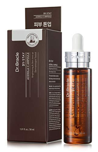 DR.ORACLE DR.ORACLE Acerola–C Ampoule Vitamin C Brightening Serum, Dark Spot Remover, Korean Skin Care Dermatologist Tested, 21;STAY by DR.ORACLE… (1.01 fl oz)