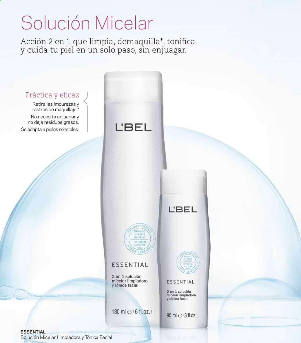 L\'Bel L'Bel Essential 2 in 1 Micellar Cleansing Solution and Facial Toner 3 fl. oz.