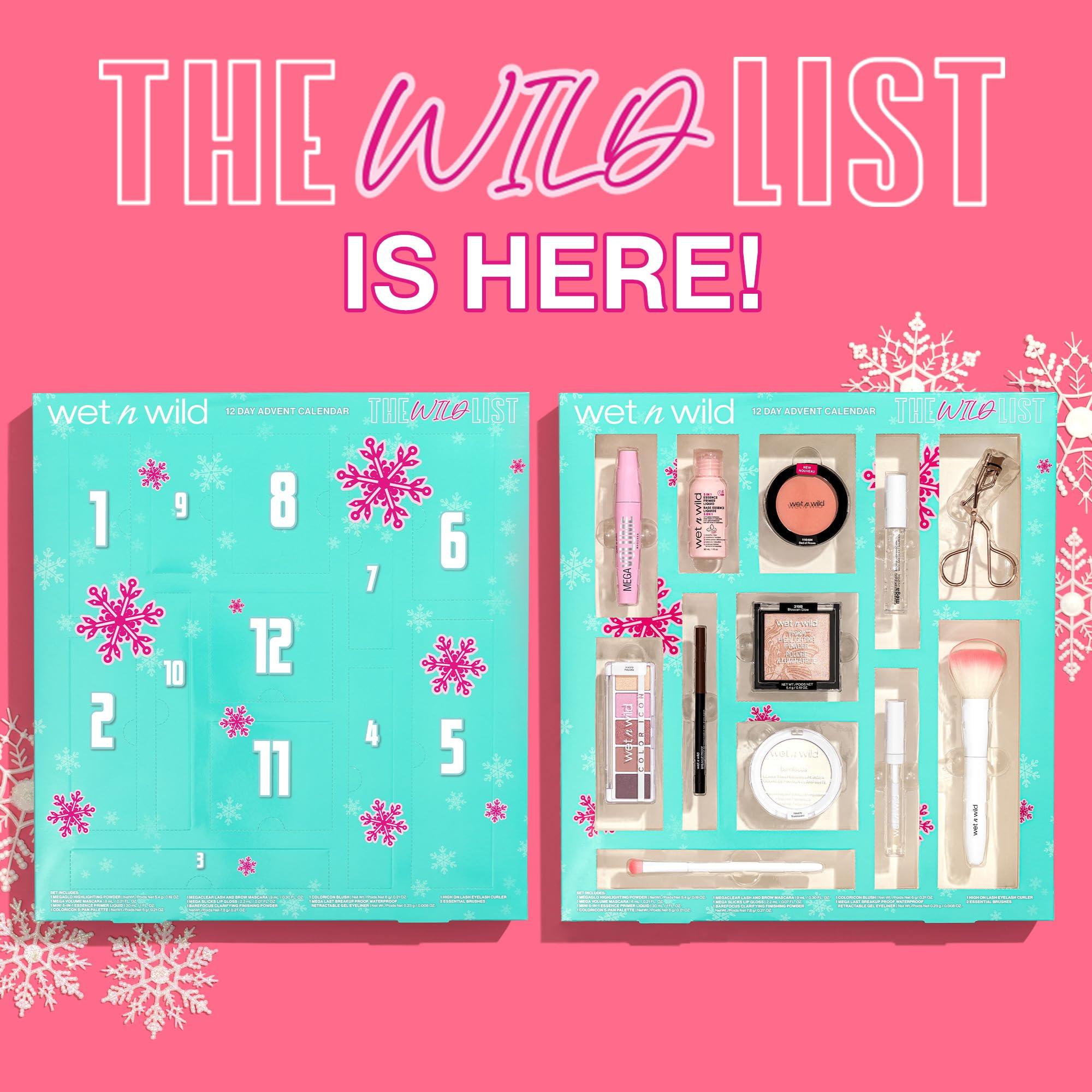 wet n wild wet n wild The Wild List Advent Calendar | 12 Piece Holiday Gift Sets