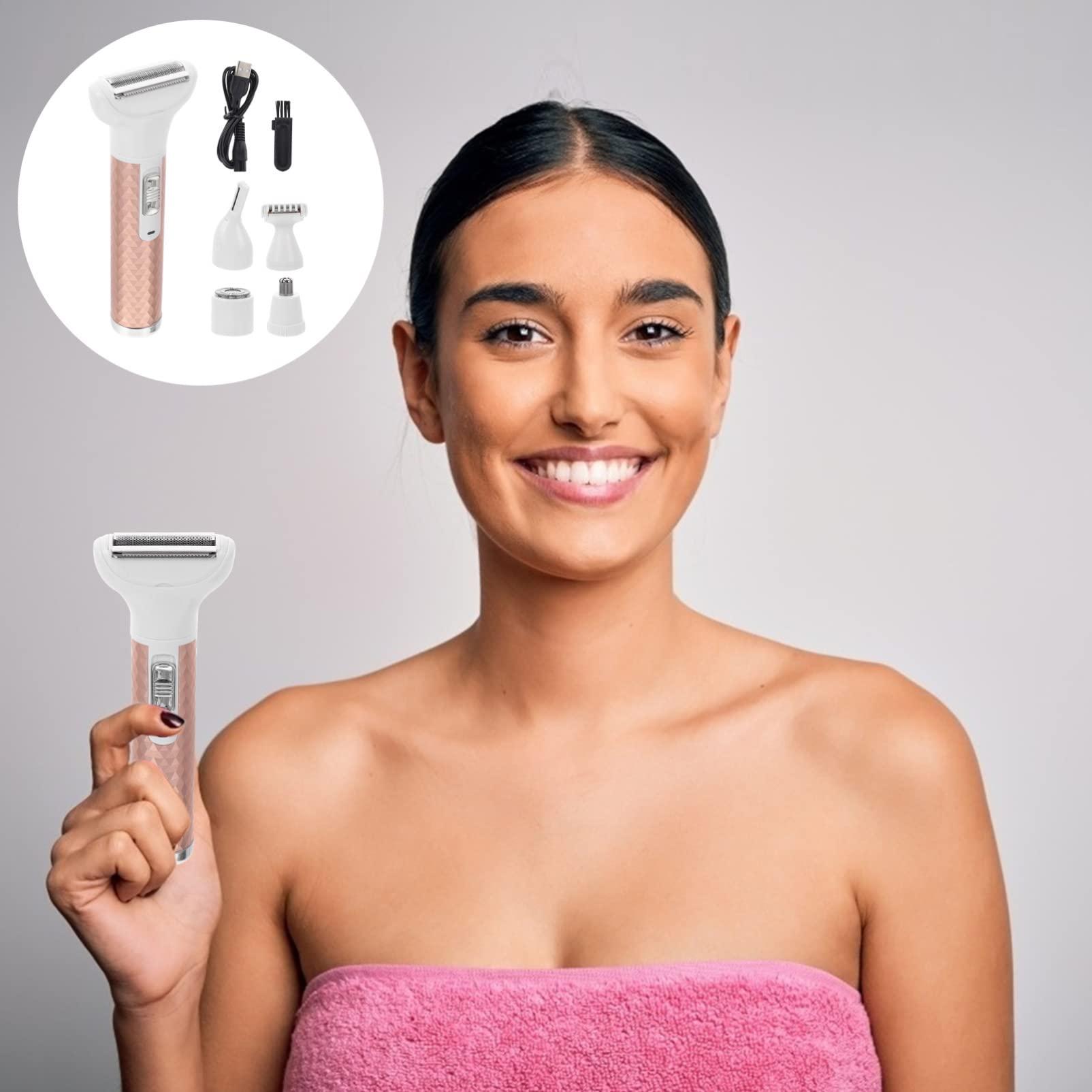 FOMIYES 1 Set Women's Shaver Wet Dry Body Electric Razors for Women Womens Electric shavers Hair Removal Machine Miss Cordless Aluminum Alloy ABS Stainless Steel Blades Eyebrow Trimmer