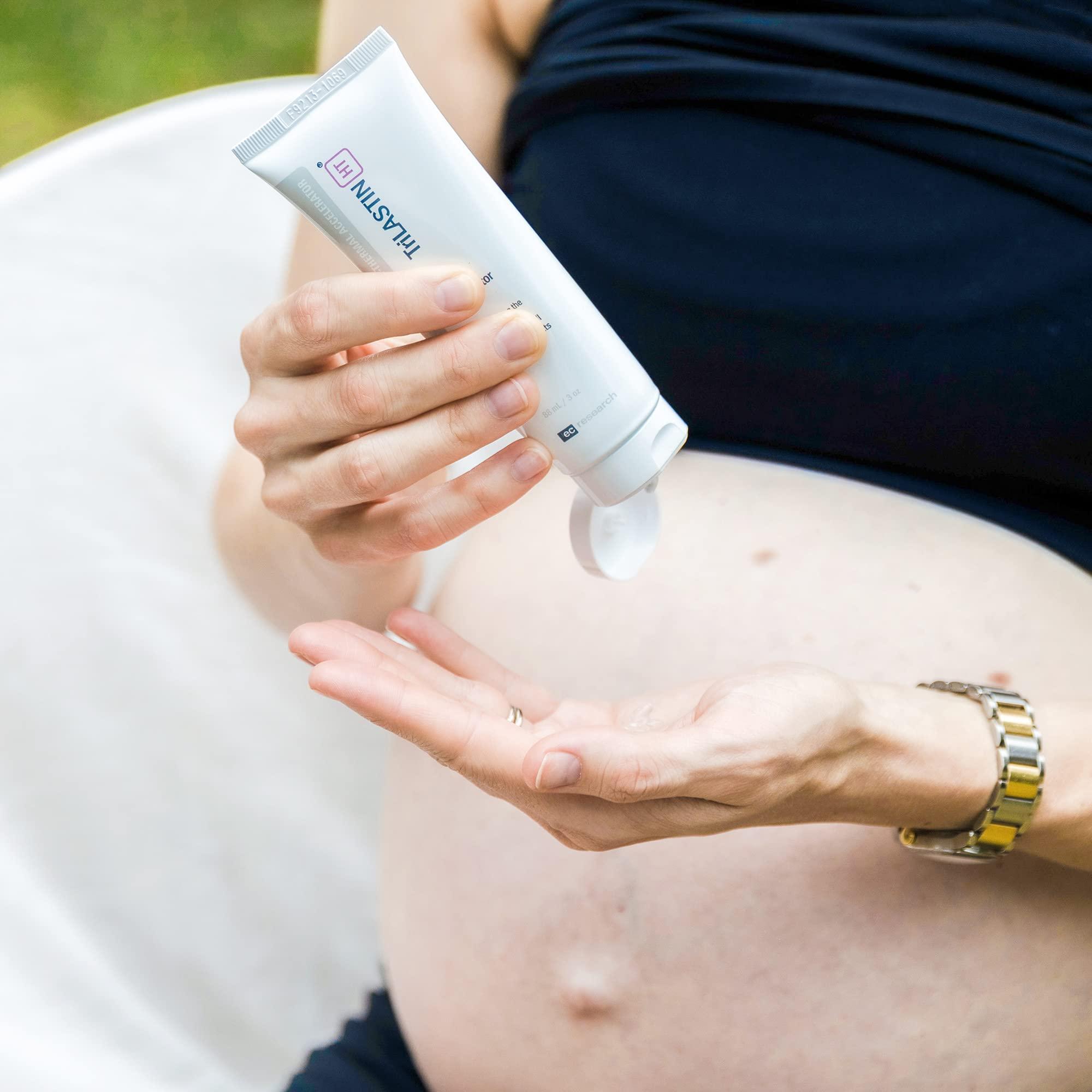 TriLASTIN TriLASTIN-SR Intensive Stretch Mark Cream (3 count - 5.5 oz) Bundle with Hydro-Thermal Accelerator (2 count - 3 oz) | Fast-Acting Stretch Marks Remover | Hypoallergenic & Paraben-free