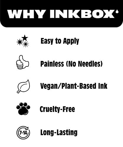 inkbox Inkbox Temporary Tattoos, Semi-Permanent Tattoo, One Premium Easy Long Lasting, Water-Resistant Temp Tattoo with For Now Ink - Lasts 1-2 Weeks, Lafant, 3 x 3 in
