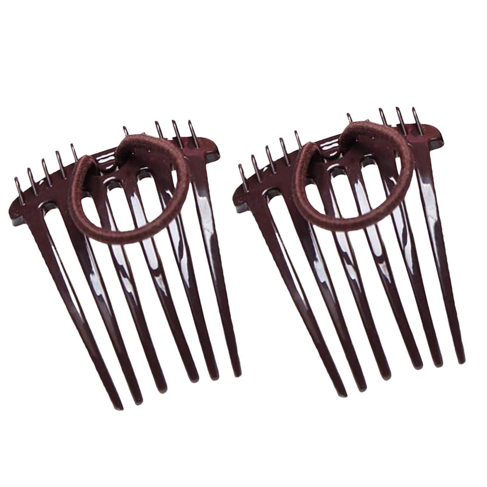 Naysku Puff Hair Head Cushion Invisible Hair Pad - Hair Cushion Ponytail Inserts Clip, Invisible Styling Insert Increase Hair Pad, Comb Accessories to Boost Top Hair Bun, Hair Volume Clip Tool