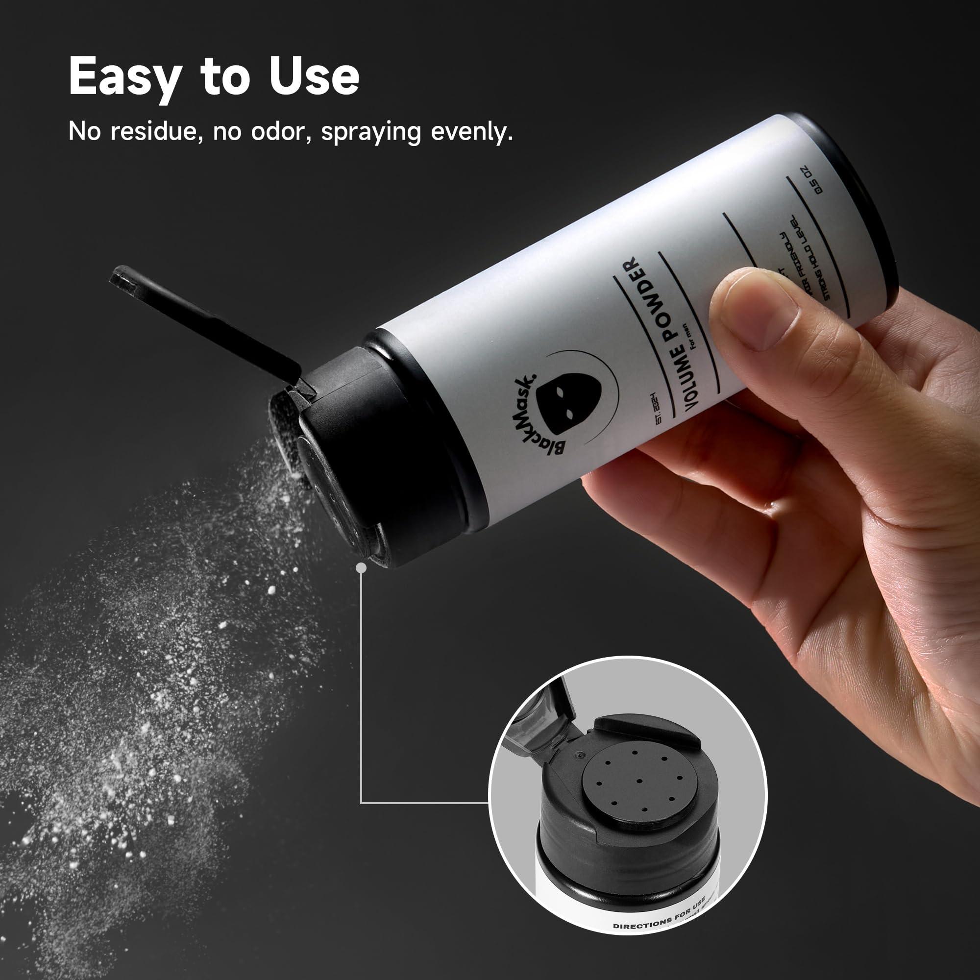 BlackMask BlackMask Texture Powder for Men, Easy to Apply - Instantly Adds Texture & Volume, All-Natural Ingredients, Strong Hold, Hair Powder for Men