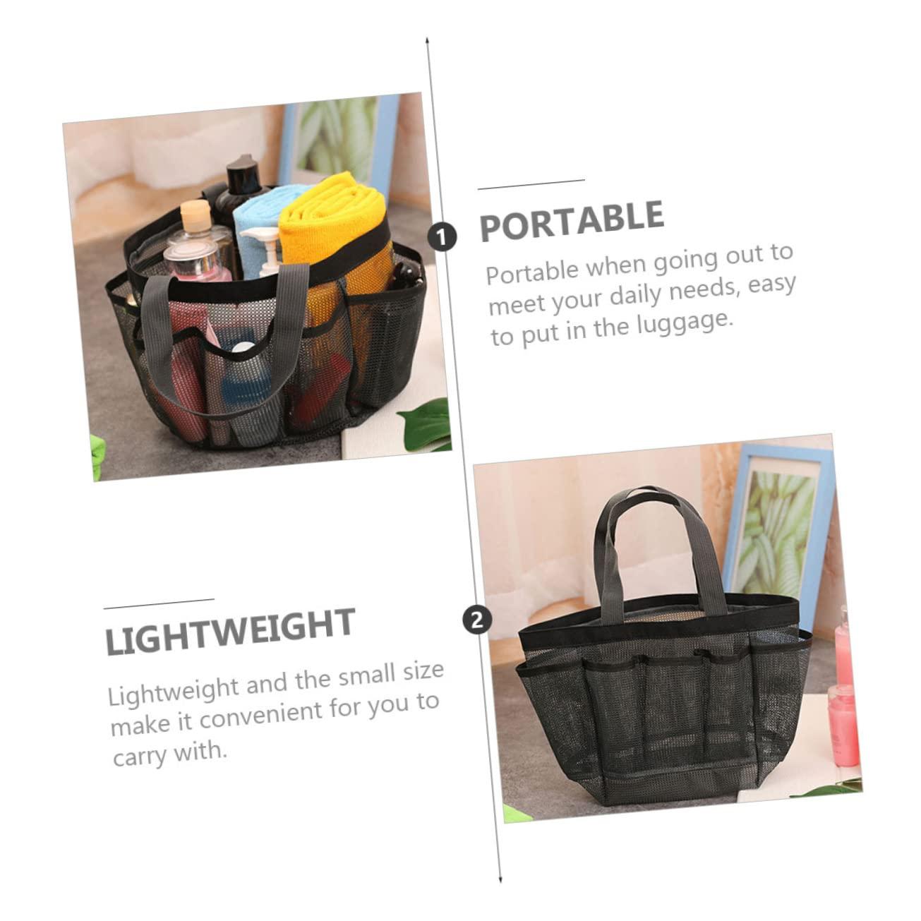 BIUDECO BIUDECO 6 Pcs Bath Sauna Net Bag Makeup Bag Large Tote Bag for Women Large Tote Pool Bag Tote Purse for Women Kid Mesh Travel Organizer Bags Women Makeup Bag Polyester Handheld Child Toy