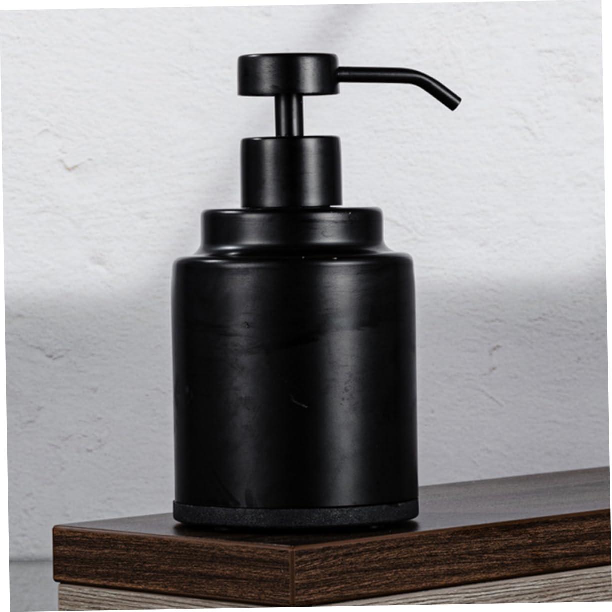 PRETYZOOM PRETYZOOM Press Pump Lotion Bottle Stainless Steel Shampoo Dispenser 300ml Empty Pump Bottle for Refill