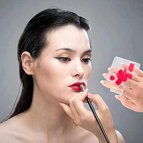 Beaupretty Palette Makeup Spatula Makeup Board Makeup Plate Makeup Mixing Tray for Foundations Clear Mixing Tray Makeup Tray Makeup Tool