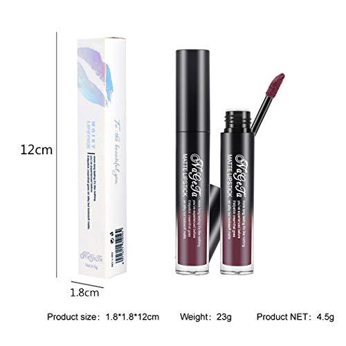 Edanta Edanta Lipstick Matte Liquid Lipsticks Waterproof Lip Gloss Highly Pigmented Lips Stick Long Lasting Lupgloss Makeup Accessories for Women and Girls Pack of 1 (Red A26#)