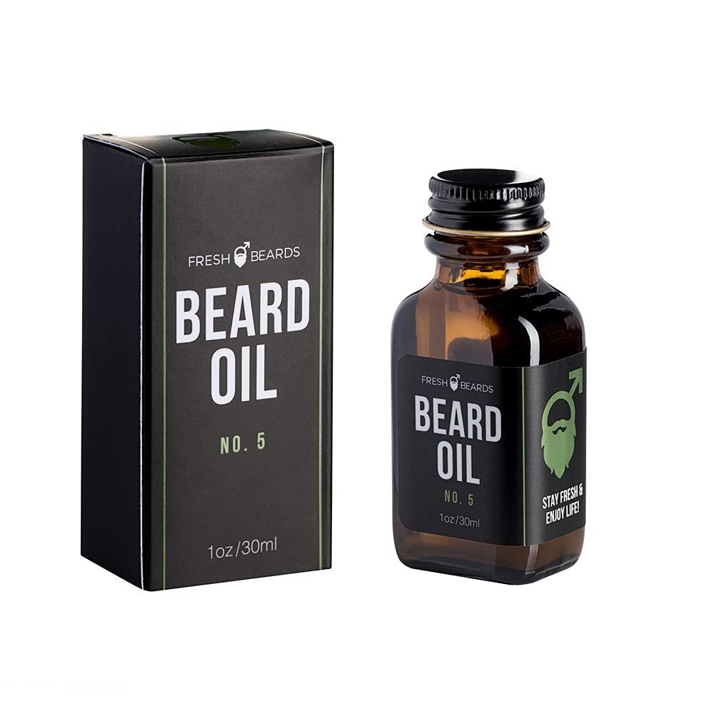 Fresh Beards Fresh Beards Tea Tree & Lemon Beard Oil - Softens, Reduces Itch & Dandruff - 1 Fl Oz