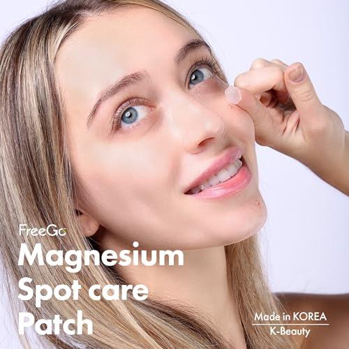 FreeGo Deep Blemish Microdarts | Pimple Patch | Cystic Acne | Fast-Acting | Quick Calming | 99.9% Pure Magnesium | Madecassic Acid | Tea Tree | Eucalyptus Leaf | Hydrocolloid Spot Care