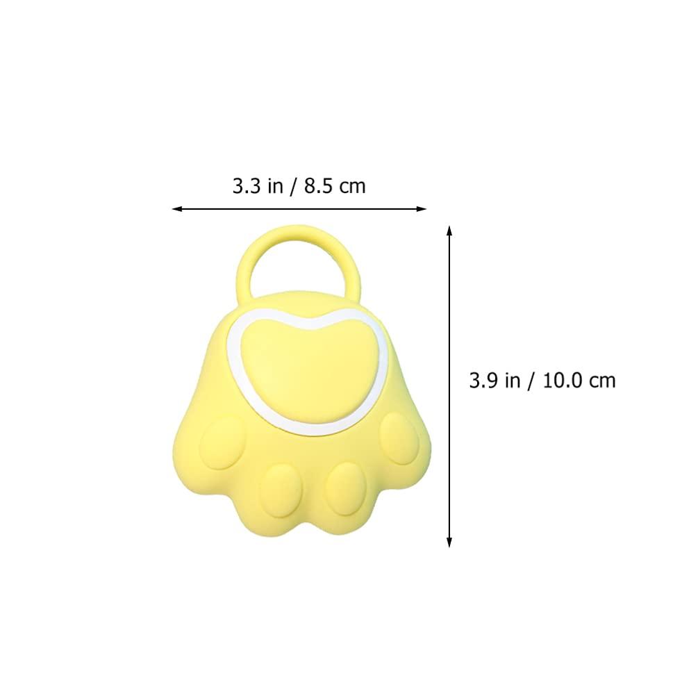 EXCEART EXCEART 3pcs Baby Bath Brush Body Exfoliator Back Scrub Brush Silicone Body Scrubber Loofah Shower Brush Silicone Shower Baby Bath Scrubber Toddler Shampoo Brush Abs Hair