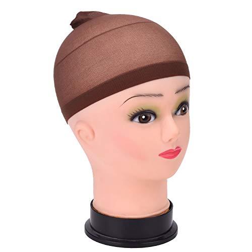 EBOOT eboot 3 Pack Wig Caps (Drak Brown Nylon Caps and Drak Brown Mesh)