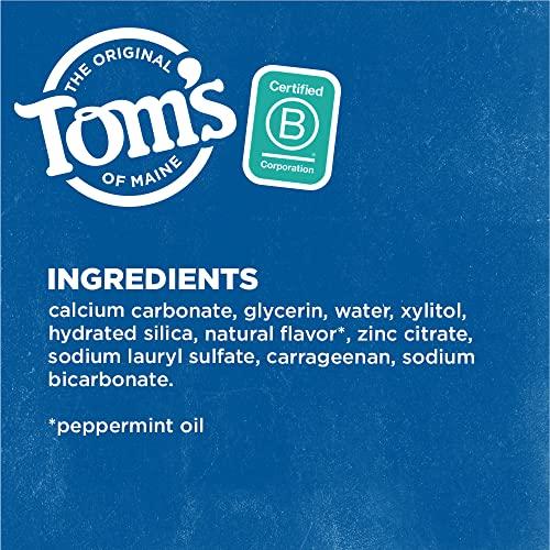 Tom's of Maine Tom's of Maine Fluoride-Free Antiplaque & Whitening Natural Toothpaste, Peppermint, 4.2 oz. 3-Pack (Packaging May Vary)