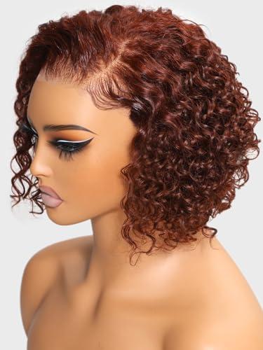 UNICE UNICE Body Wave 13x4 Lace Pre Everything Wig with Curly Bob 7x5 Lace Glueless Wig