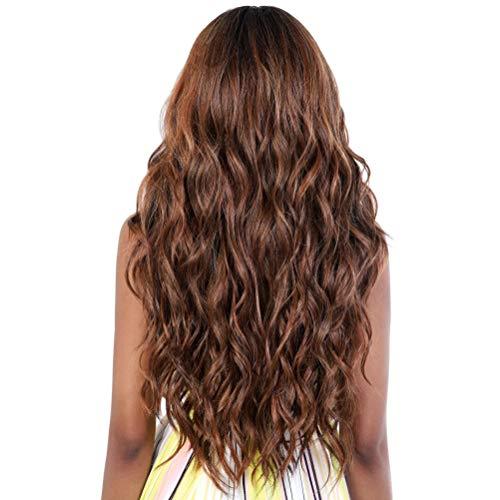 Motown Tress Motown Tress (L136.hd06 - Heat Resistant Fiber Lace Front Wig in FSBROWNPK