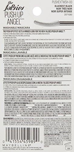 Maybelline New York Maybelline Volum' Express the Falsies Push Up Angel Washable Mascara, Blackest Black, 1 Count