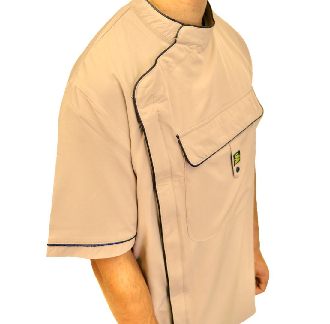 Generic Generic Barber Smock Professional Barber Jacket For Men King Midas Empire (Medium)