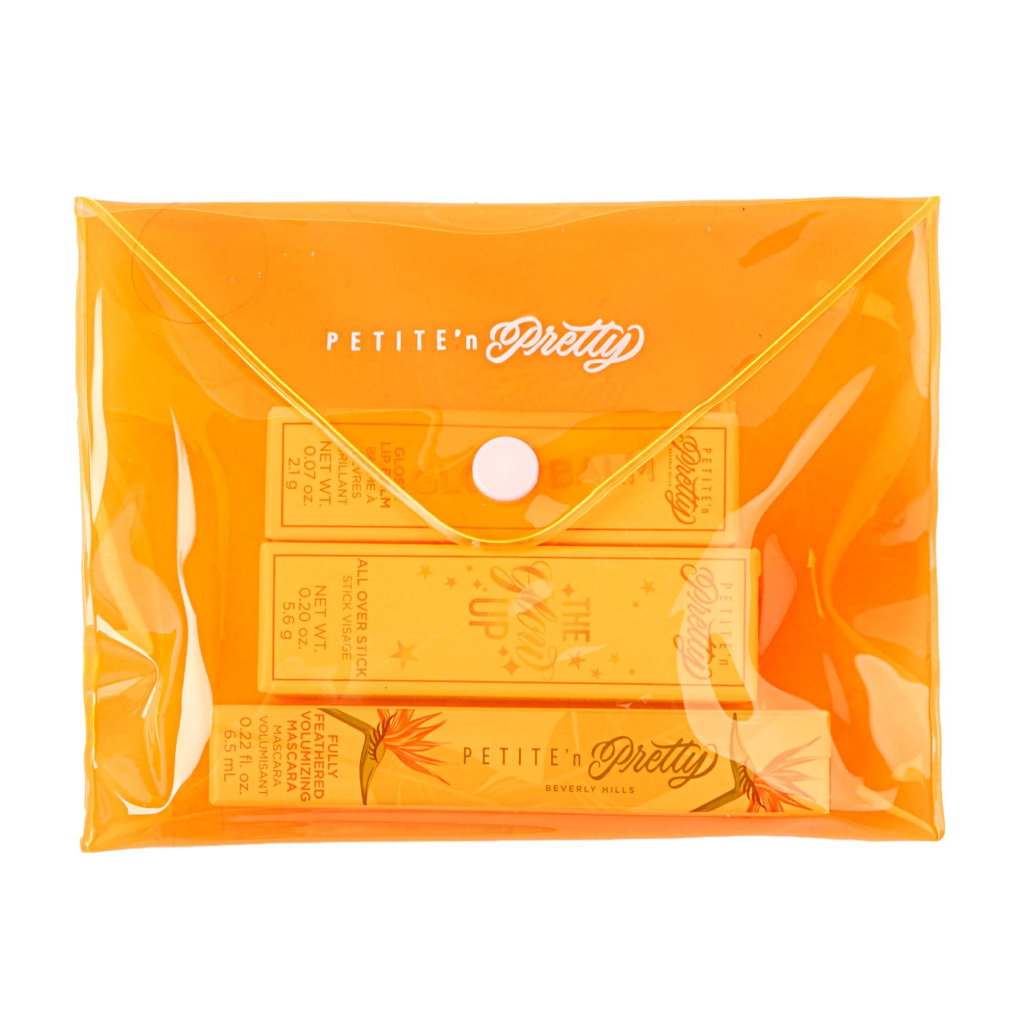 Petite \'N Pretty Petite \'n Pretty Makeup Set for Kids (Go for the Bronze) - Makeup for Tweens & Teens - Feathered Volumizing Mascara, Multi Stick for Eyes & Cheeks, Lip Balm, Made in the USA