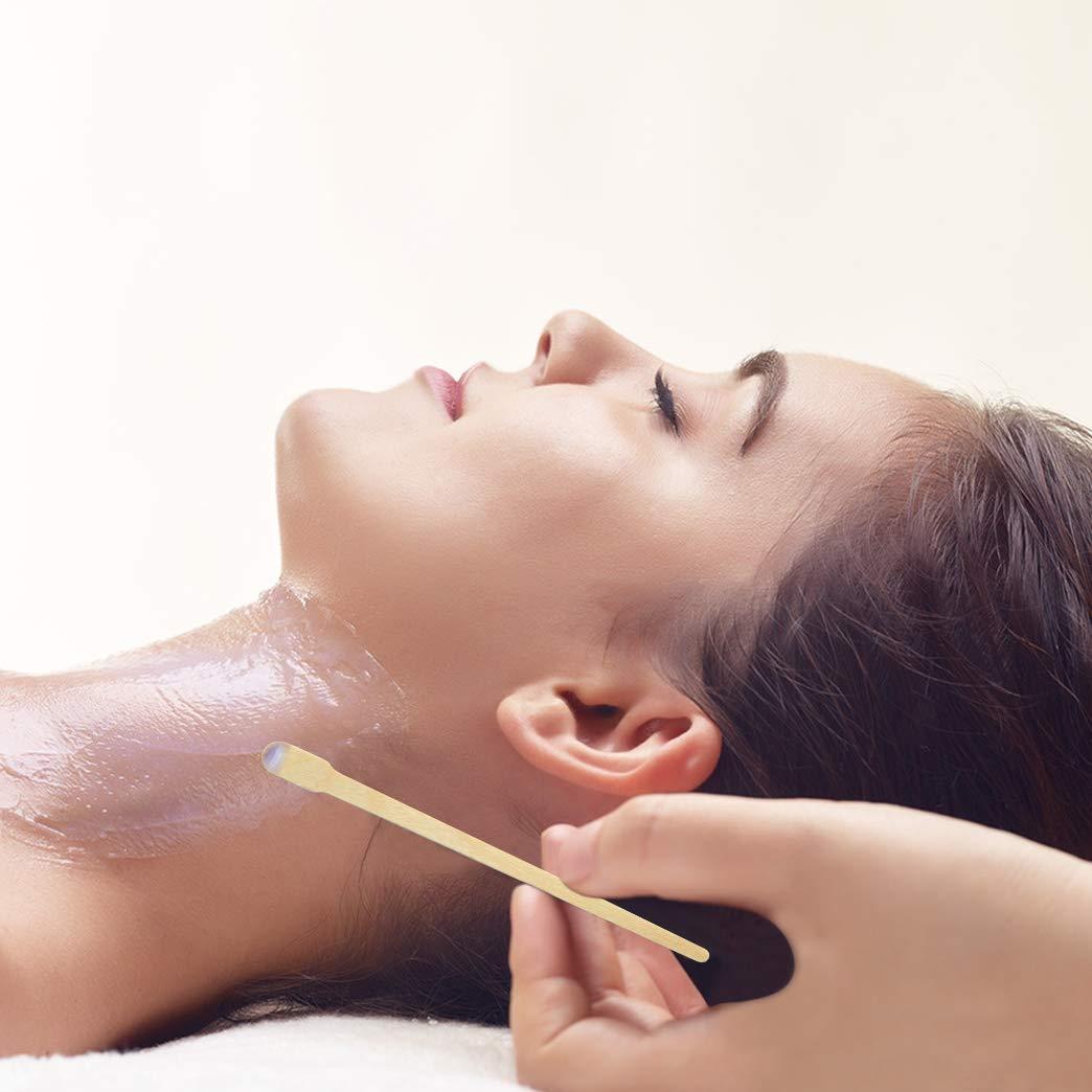 Tayfremn 1000pcs Wax Wood Sticks, Waxing Applicators for Hair, Body, Eyebrow and Nose Removal