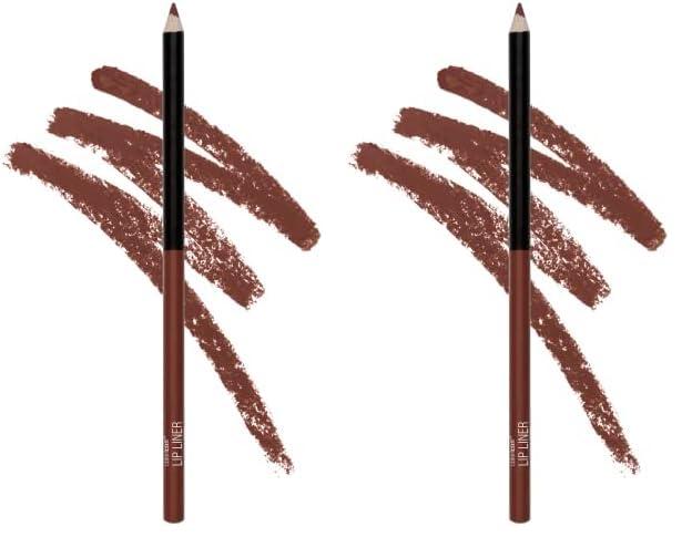 wet n wild wet n wild Lip Liner Pencil Color Icon Lip Color Makeup, Dark Brown Chestnut (Pack of 2)