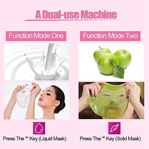 YUYTE YUYTE Facial Mask Maker Machine, Facial Treatment Face Mask Maker Machine DIY Automatical Fruit Vegetable Face Mask Making Machine with 32 Tablet Collagen Effervescent Tablets for SPA Skin Care