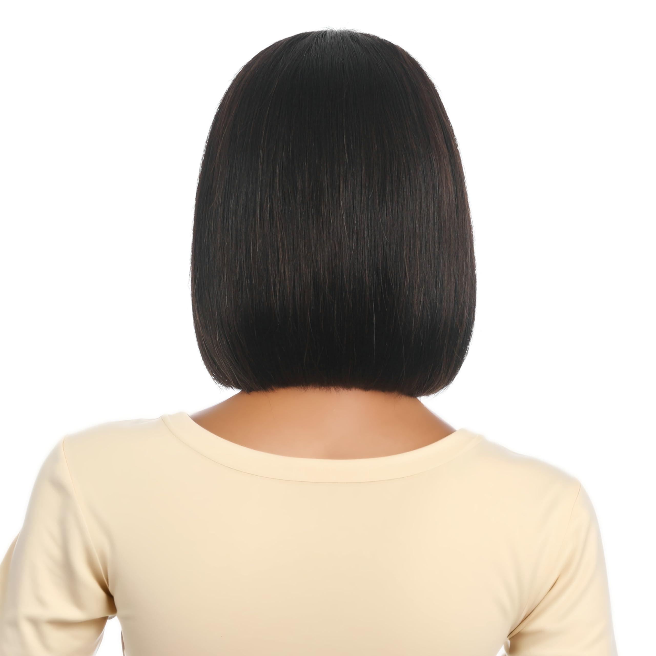 LECIPO LECIPO Bob Wigs 8 Inch Real 100% Human Hair HD 134 Front Lace Wig for Women Professional Diverse Styles