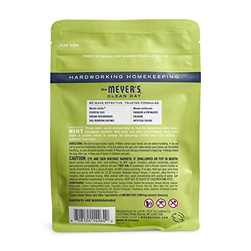MRS. MEYER\'S CLEAN DAY MRS. MEYER\'S CLEAN DAY Automatic Dishwasher Pods, Lemon Verbena, 20 Count