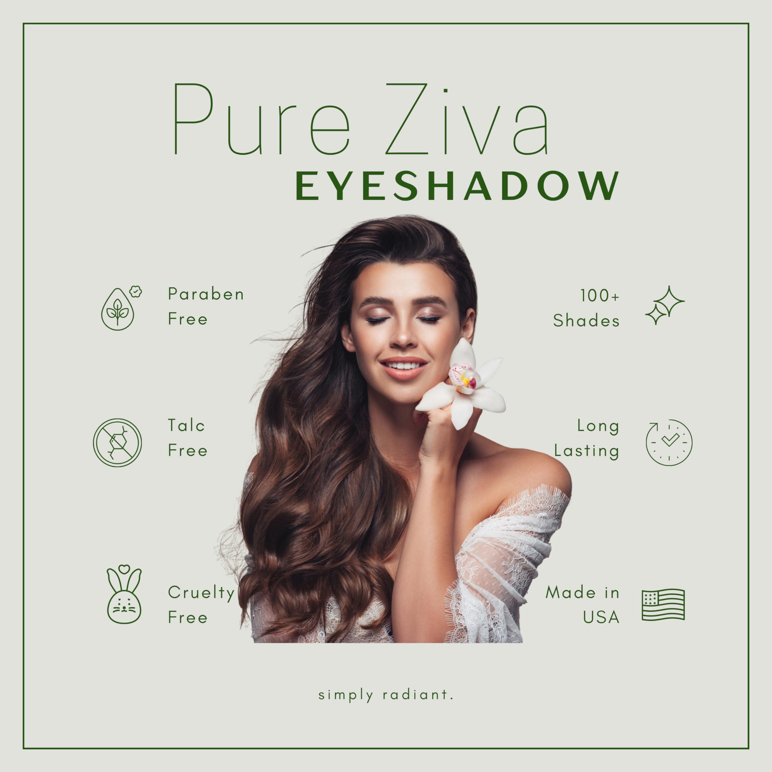 Pure Ziva Pure Ziva Matte Blue & Silver Vegan Eyeshadow Palette; Talc, Paraben & Cruelty Free