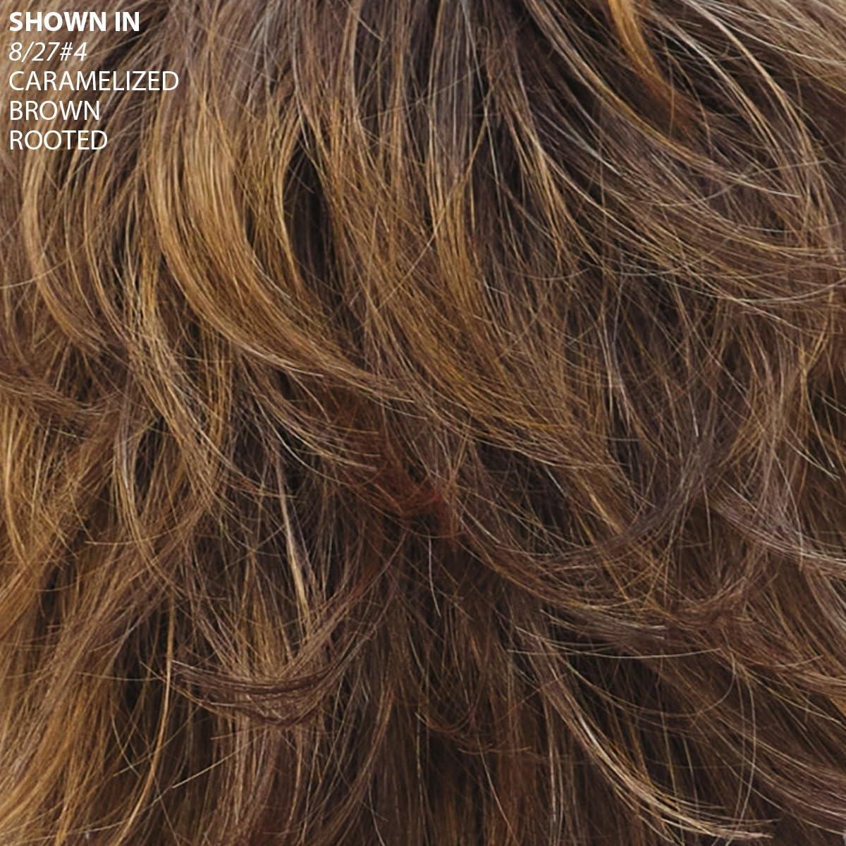 Paula Young Paula Young Malibu Waves Lace Front Wig by STYLE by Jaclyn Smith - Bob Wig with Flattering Fringe and Beachy Waves/Blended and Rooted Shades