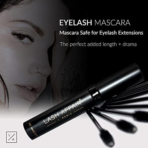 Lash Affair Lash Affair Eyelash Mascara Eyelash Extensions Safe, Black Liquid Lash Extensions Bottom Lash Mascara for False Lashes, Highly Pigmented, Long Lasting, Non-Flakey, Cruelty-Free, 4-Month Supply