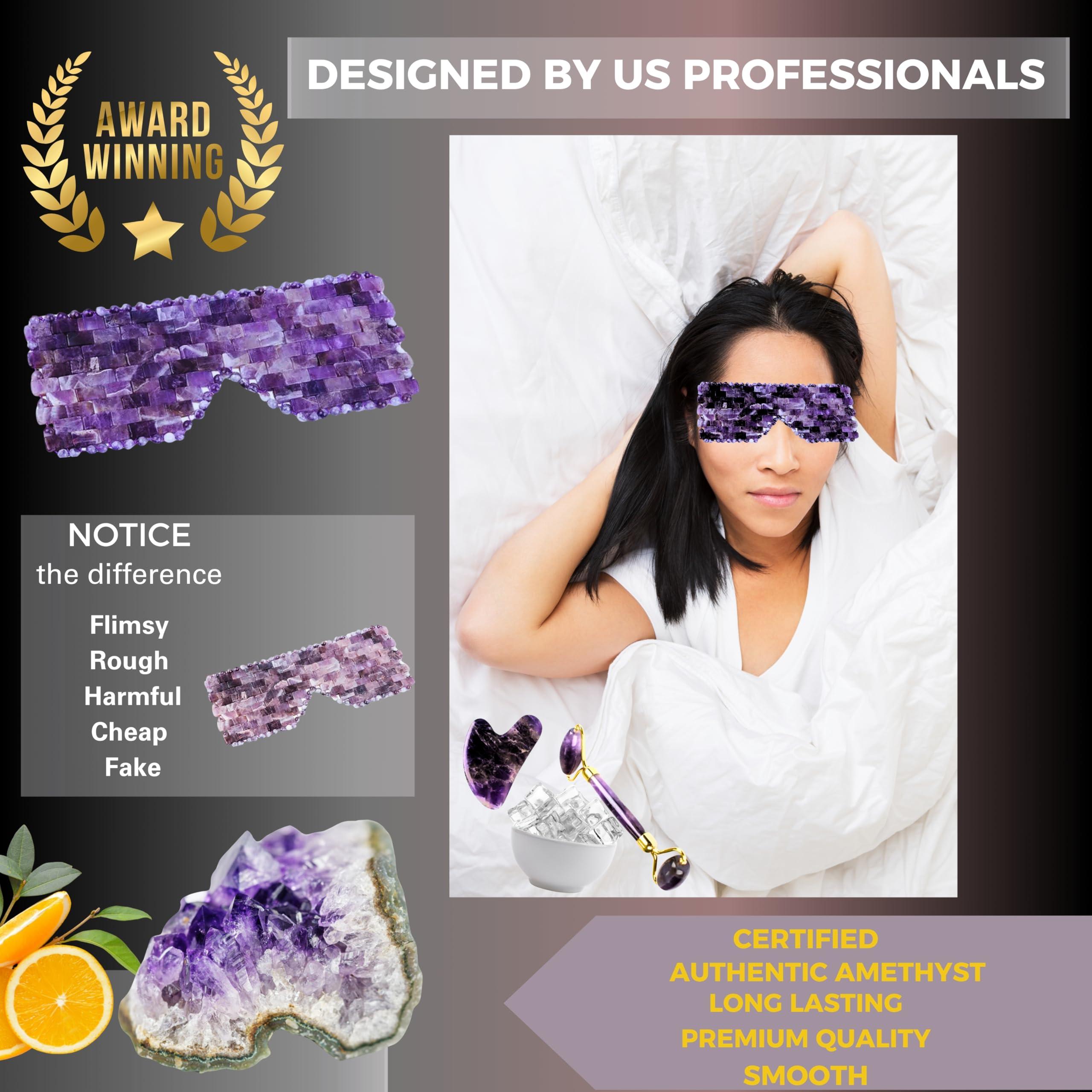 LAVNN LAVNN AMETHYST Mask & Roller Gift for wife (Small Eye Mask)