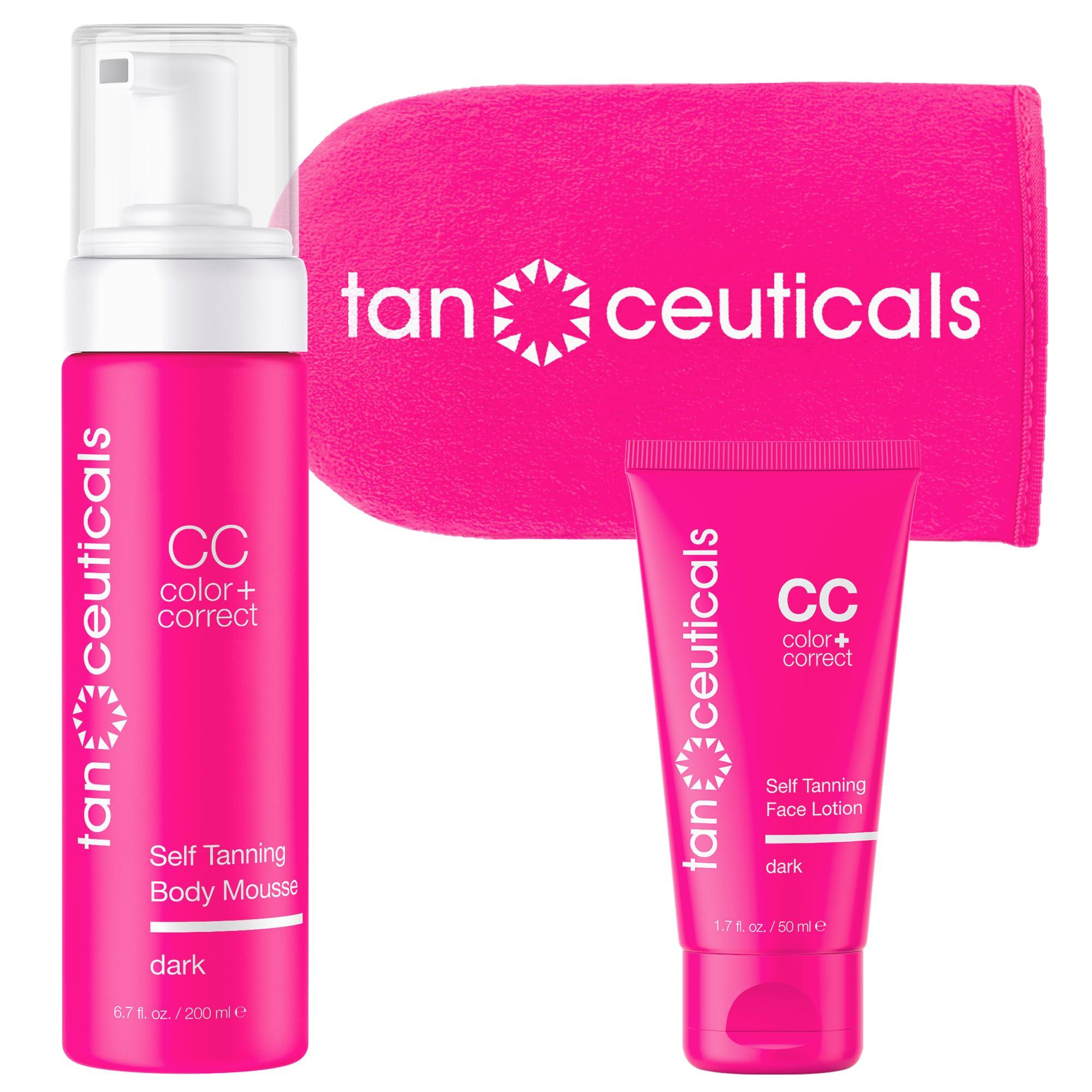 Tanceuticals Tanceuticals Mousse Self Tanning Kit, Dark Shade