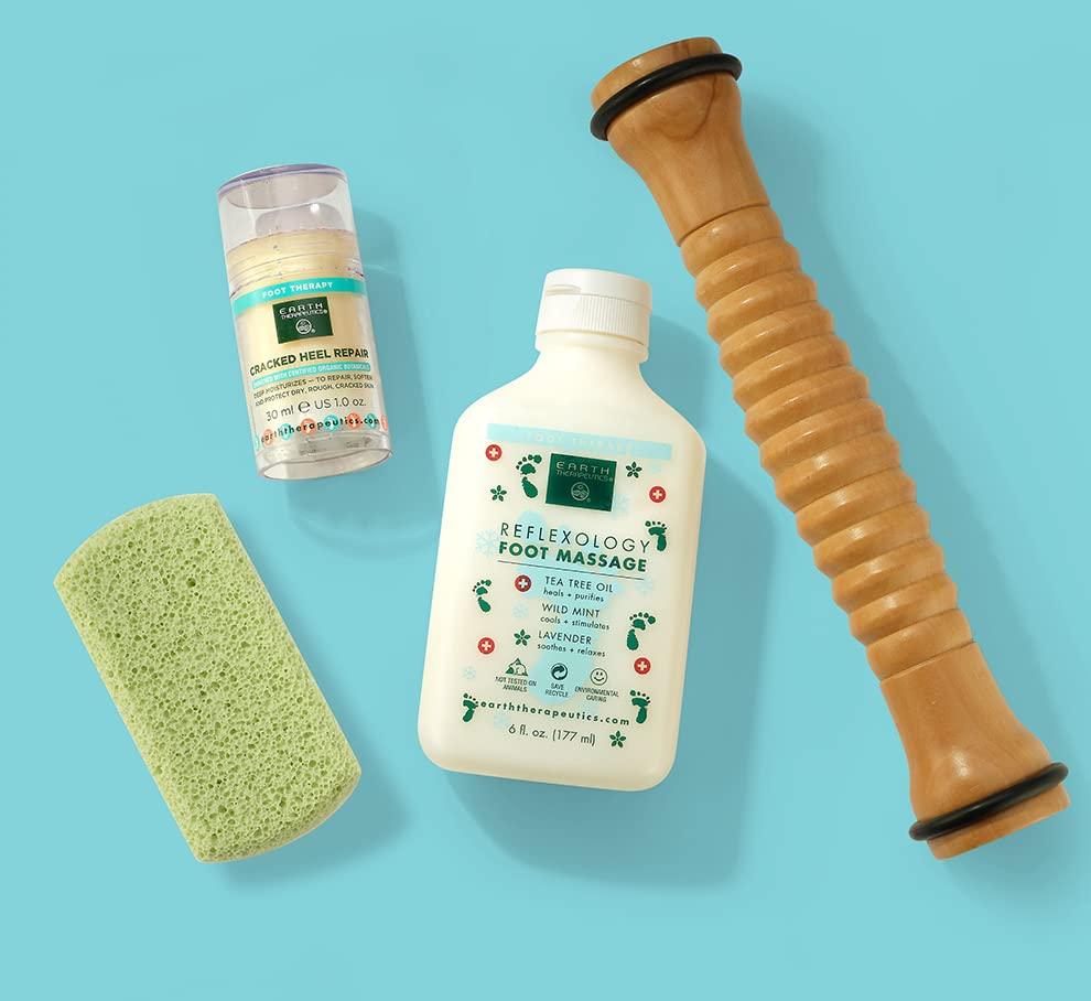 Earth Therapeutics Earth Therapeutics Reflexology Foot Massage Lotion Remove Calluses and Treat Your Dry Feet- Intense Moisturizing Great for Therapeutic Foot Reflexology Massages
