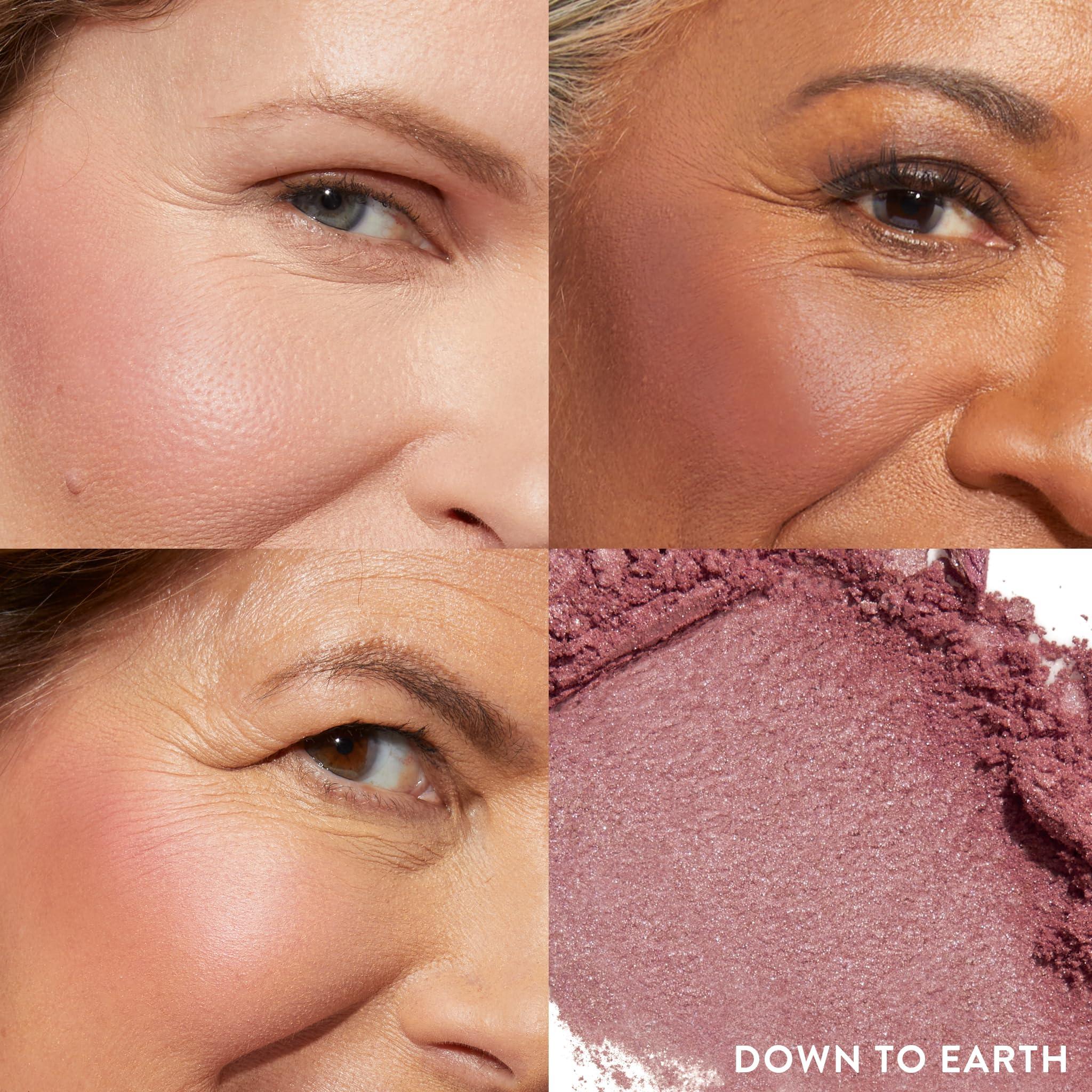 LAURA GELLER NEW YORK LAURA GELLER NEW YORK Baked Blush-n-Brighten Marbleized Blush for Cheeks - Down to Earth - Natural Finish - Buildable Color