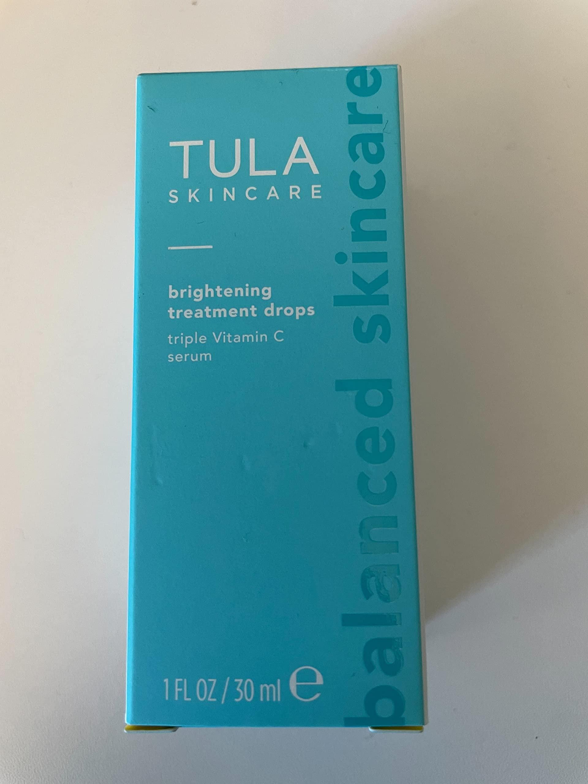 TULA TULA Skin Care Brightening Treatment Drops - Vitamin C Serum, Brightens the Look of Dull Skin & Dark Spots, 1 fl oz.