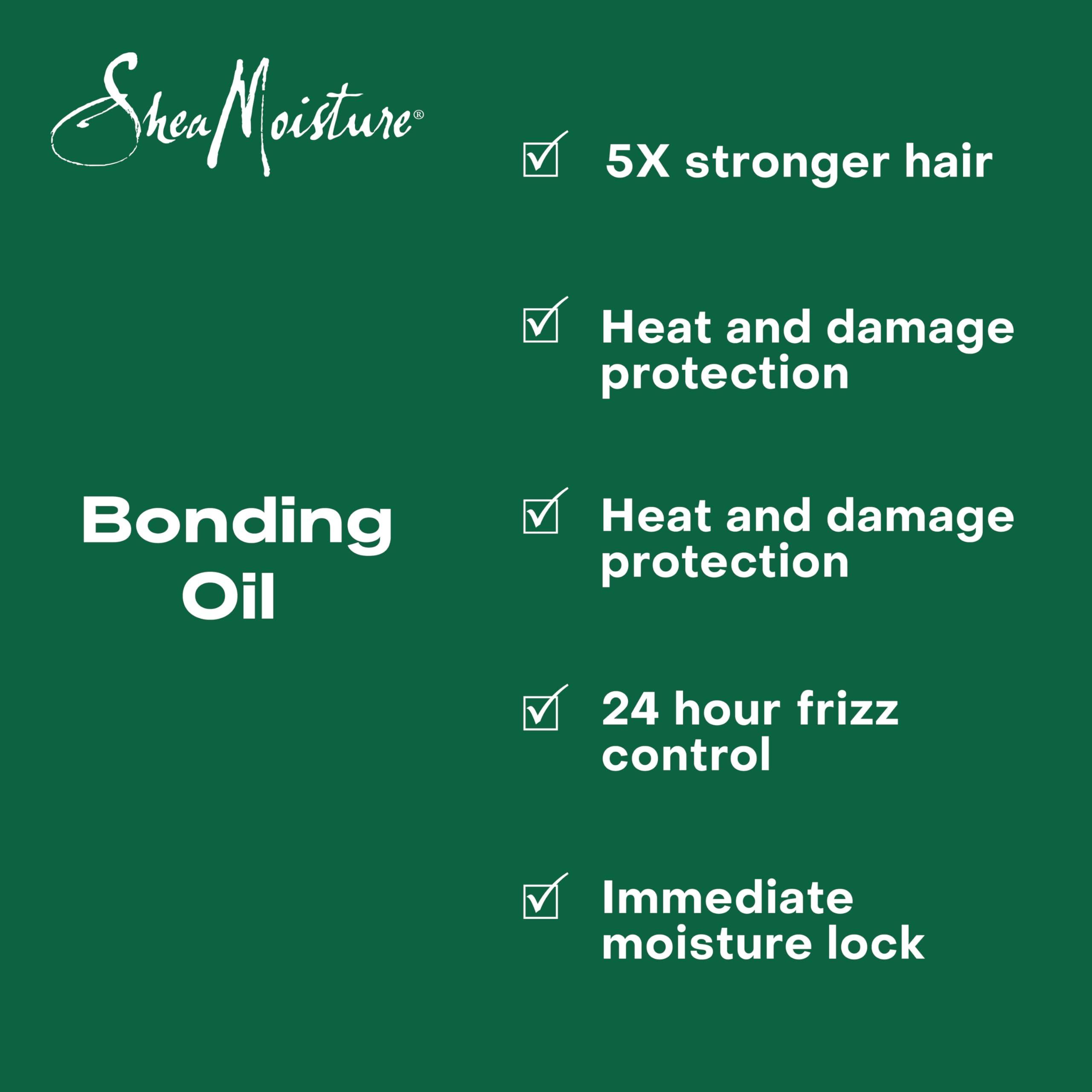 SheaMoisture Shea Moisture Bonding Oil Amla Oil to Strengthen & Smooth Hair 3.3 FO