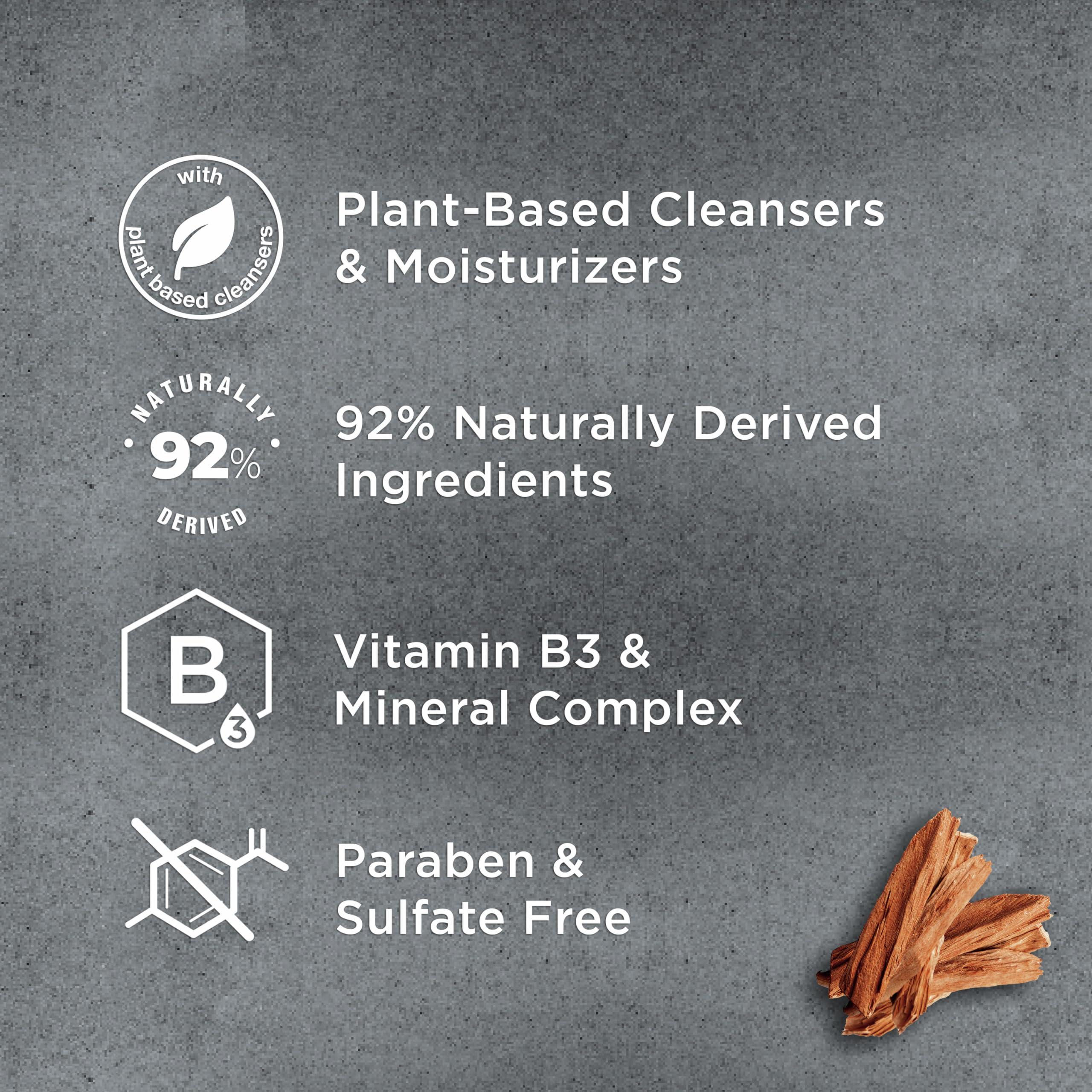 DOVE MEN + CARE Dove Men+Care 2-in-1 Shampoo + Conditioner Sandalwood & Cardamom Oil for Thick & Full Hair, + Vitamin B3 & Mineral Complex, 17.5 oz