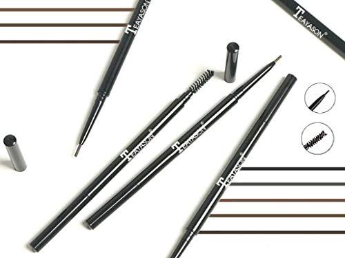 AMAKO 1.5mm ultra-fine eyebrow pencil automatic rotation eyebrow pencil,durable, sweat-proof and not easy to take off make-up, five colors available(05#Coffee)