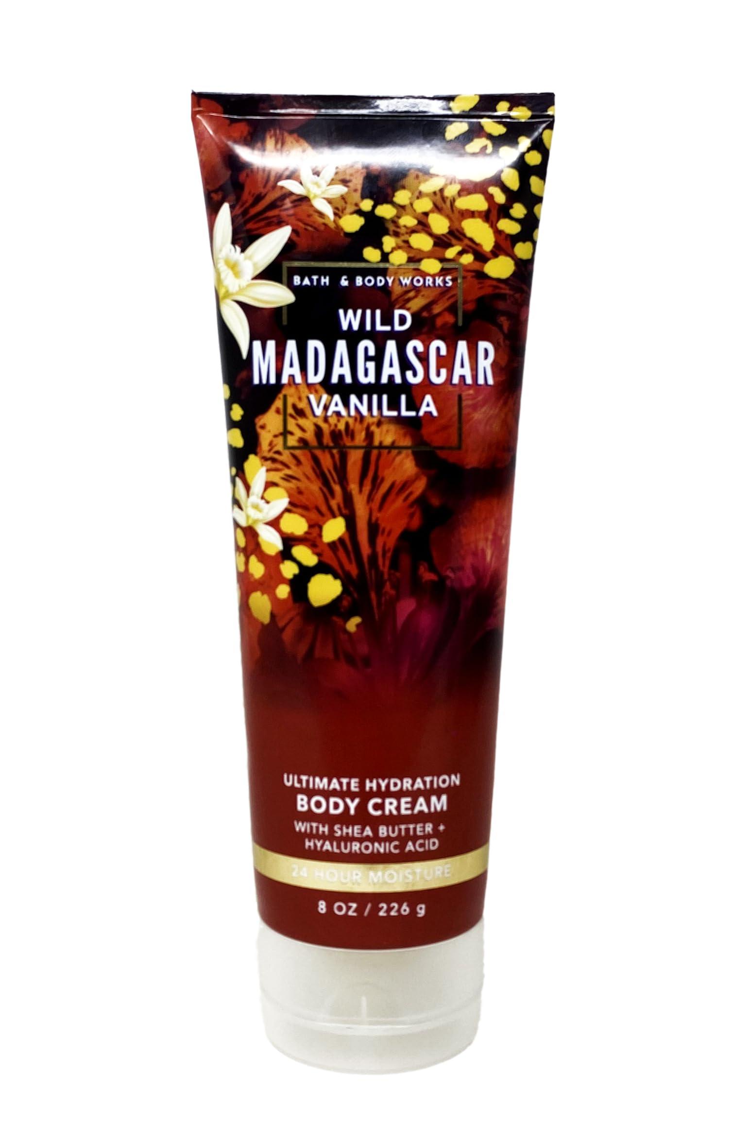 Bath and Body Work Generic Bath and Body Work WILD MADAGASCAR VANILLA Fragrance Mist and Body Cream Bundle - Full Size