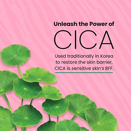 JOAH JOAH Heal Me CICA Gentle Foam Cleanser, Korean Skin Care Face Wash with Centella Asiatica and Camu Camu Extract, Suitable for Sensitive Skin, pH Balanced, Cruelty-Free, 6.76 oz, White