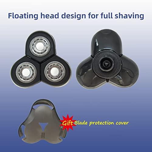 GRABOTE Replacement Shaver Head for Philips Norelco RQ11 RQ12 3D 1250X 1255X 1260X 1280X 1290X 8000X Sensotouch 3D Arcitec Razor Shaving Unit